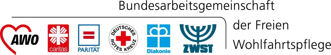 Logo Bundesarbeitsgemeinschaft der Freien Wohlfahrtspflege e.V. (BAGFW)